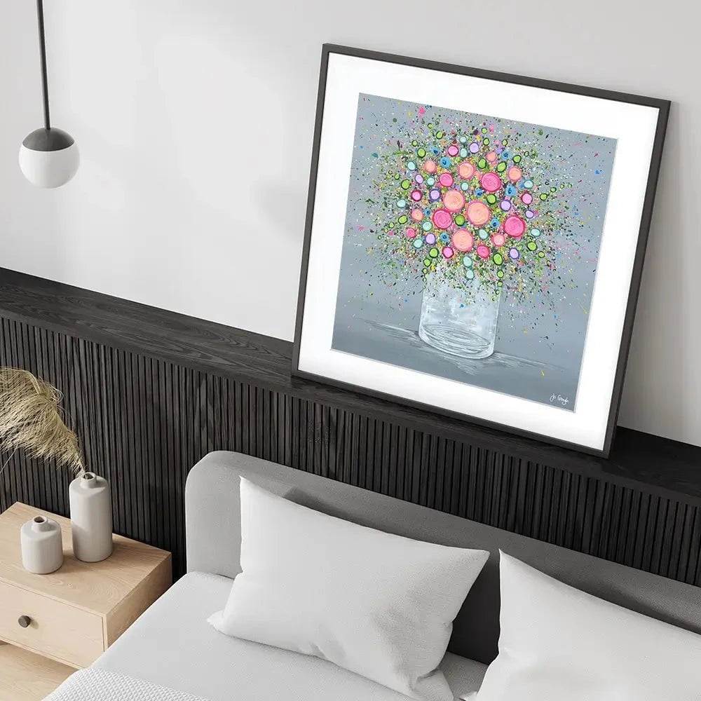 Joy In Every Bloom Framed Art Print Joy In Every Bloom Framed Art Print wall art product Jo Gough
