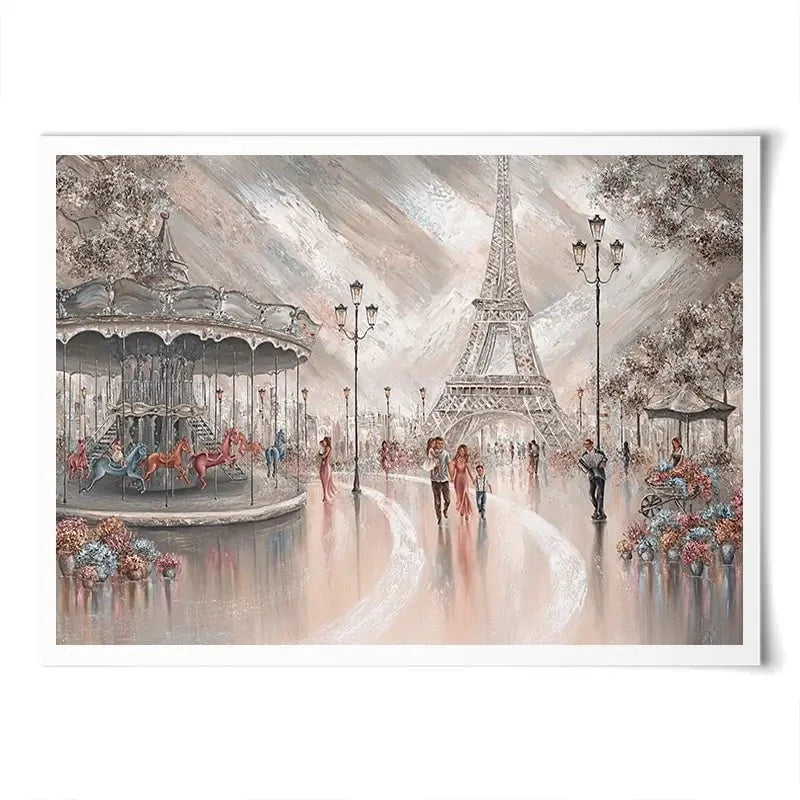 Joy In Paris Art Print Joy In Paris Art Print wall art product Isabella Karolewicz