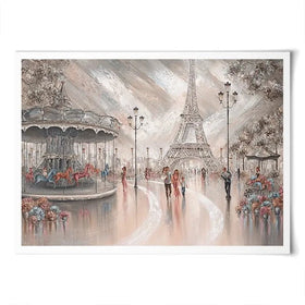 Joy In Paris Art Print Joy In Paris Art Print wall art product Isabella Karolewicz