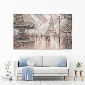 Joy In Paris Canvas Print Joy In Paris Canvas Print wall art product Isabella Karolewicz