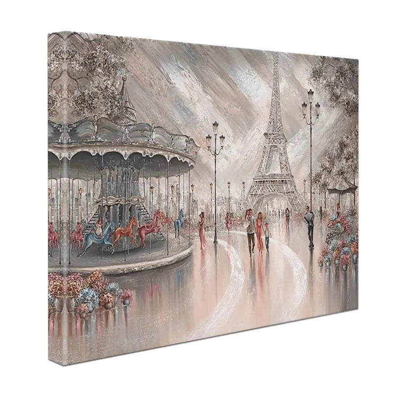 Joy In Paris Canvas Print Joy In Paris Canvas Print wall art product Isabella Karolewicz