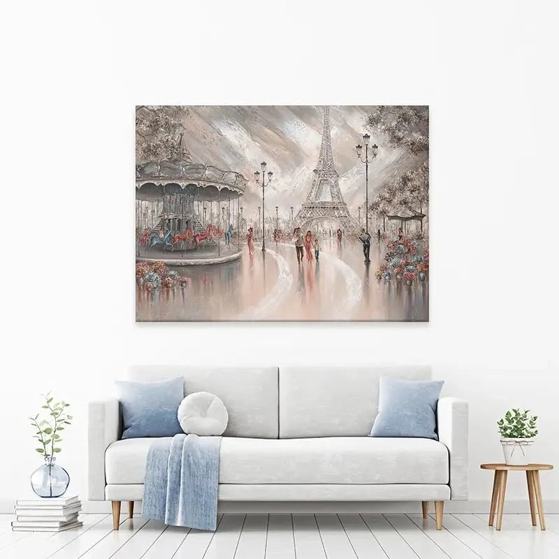 Joy In Paris Canvas Print Joy In Paris Canvas Print wall art product Isabella Karolewicz