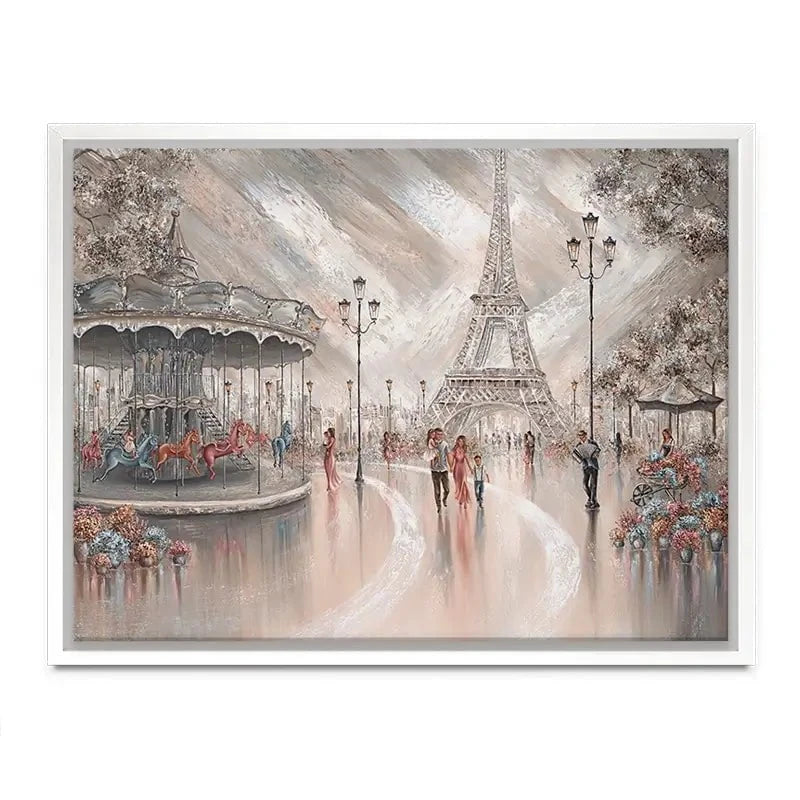 Joy In Paris Canvas Print Joy In Paris Canvas Print wall art product Isabella Karolewicz