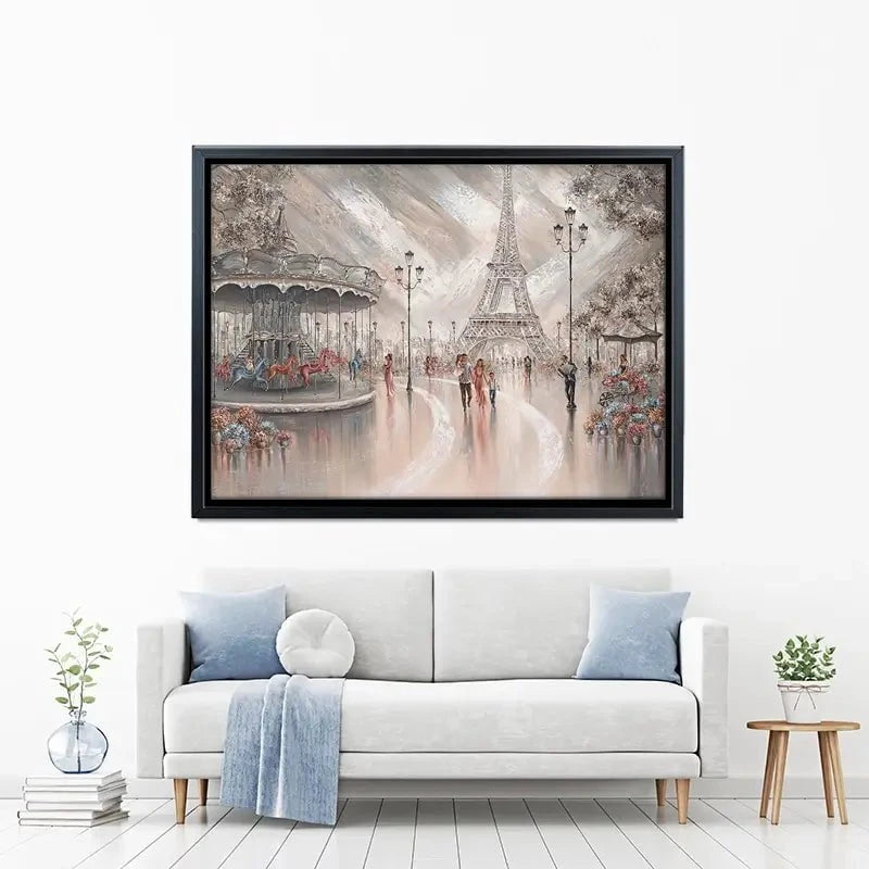 Joy In Paris Canvas Print Joy In Paris Canvas Print wall art product Isabella Karolewicz