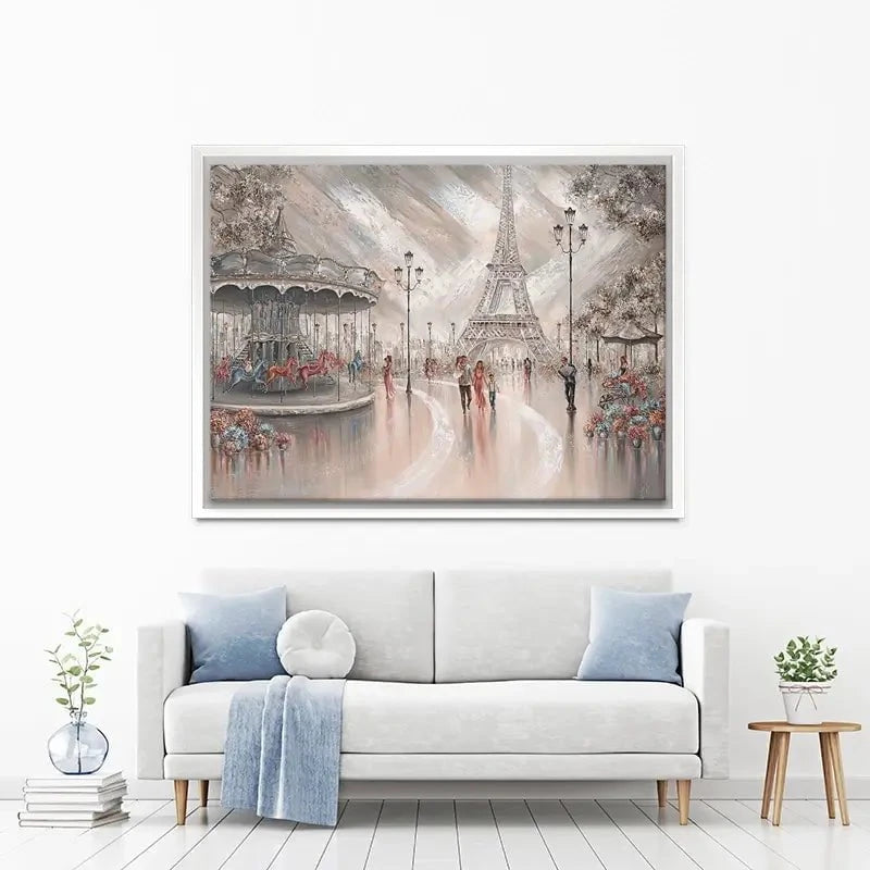 Joy In Paris Canvas Print Joy In Paris Canvas Print wall art product Isabella Karolewicz