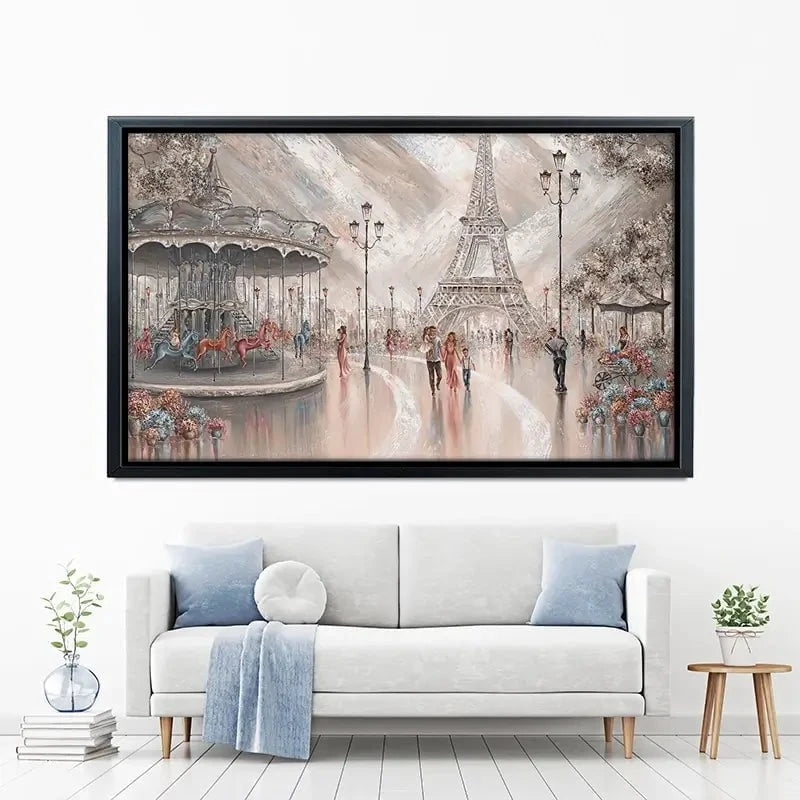 Joy In Paris Canvas Print Joy In Paris Canvas Print wall art product Isabella Karolewicz