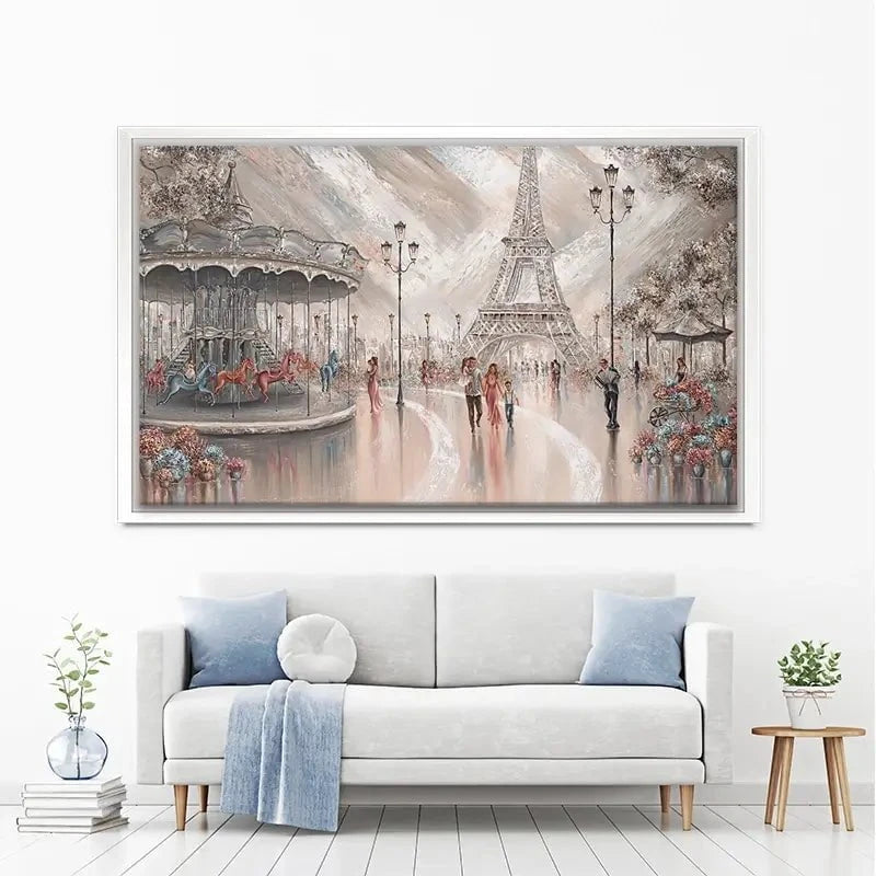 Joy In Paris Canvas Print Joy In Paris Canvas Print wall art product Isabella Karolewicz