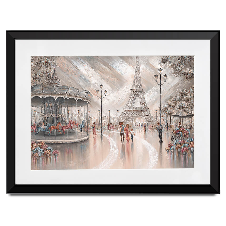 Joy In Paris Framed Art Print Joy In Paris Framed Art Print wall art product Isabella Karolewicz