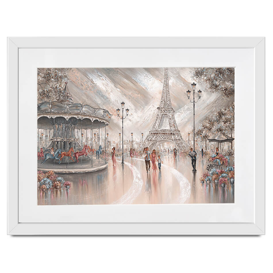Joy In Paris Framed Art Print Joy In Paris Framed Art Print wall art product Isabella Karolewicz