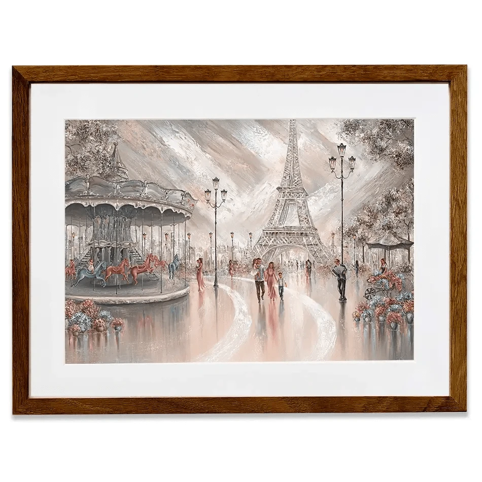 Joy In Paris Framed Art Print Joy In Paris Framed Art Print wall art product Isabella Karolewicz