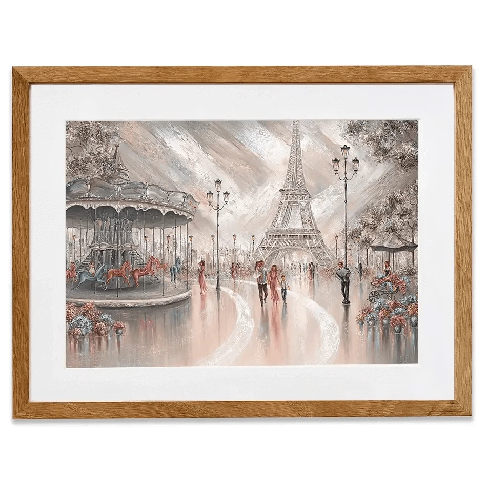Joy In Paris Framed Art Print Joy In Paris Framed Art Print wall art product Isabella Karolewicz