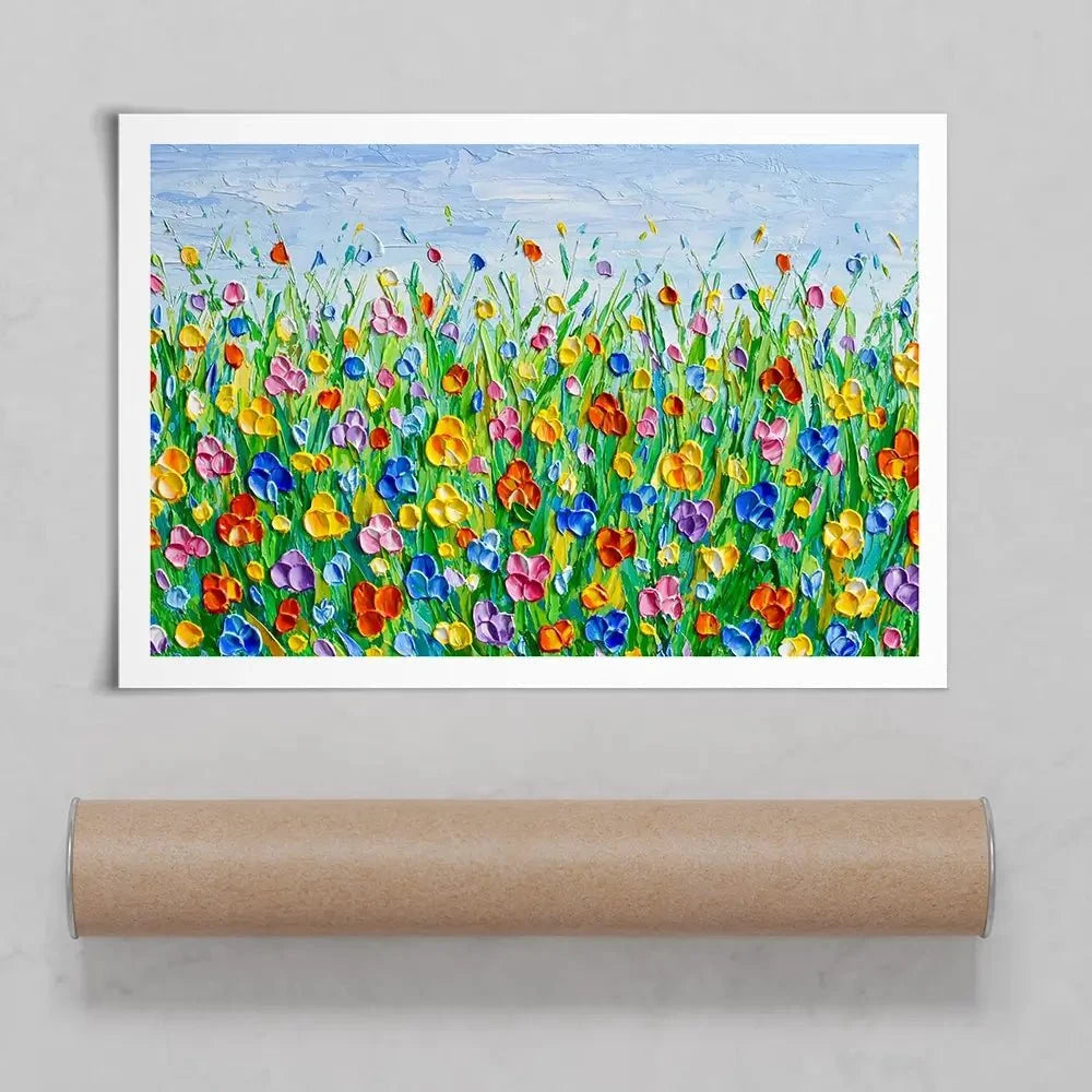 Joyful Meadow 2 Art Print Joyful Meadow 2 Art Print wall art product Olga Tkachyk