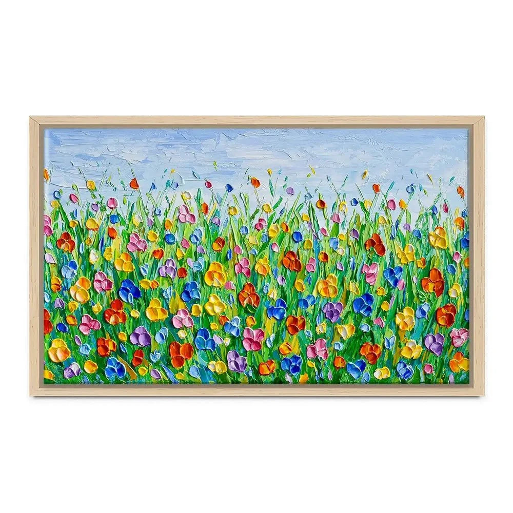 Joyful Meadow 2 Canvas Print Joyful Meadow 2 Canvas Print wall art product Olga Tkachyk