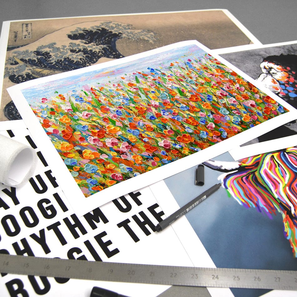 Joyful Meadow Art Print wall art product / Shutterstock