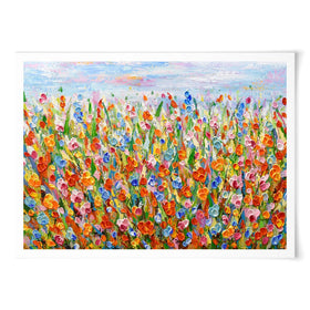 Joyful Meadow Art Print wall art product / Shutterstock