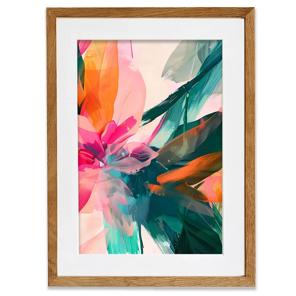 Jumble Jungle Framed Art Print Jumble Jungle Framed Art Print wall art product Walker Noble