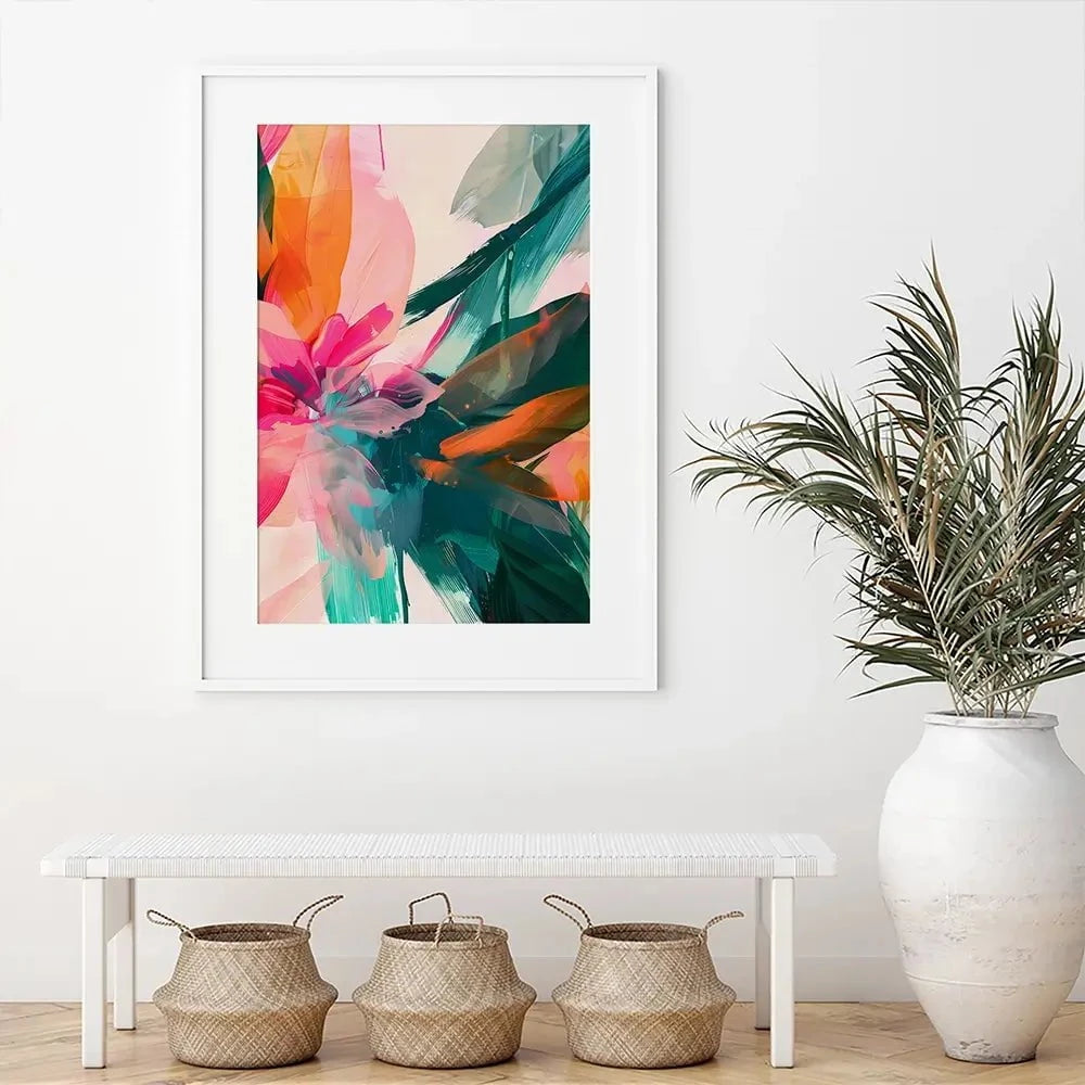 Jumble Jungle Framed Art Print Jumble Jungle Framed Art Print wall art product Walker Noble