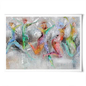 Jump Around Art Print Jump Around Art Print wall art product Studio Paint-Ing