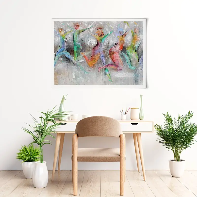 Jump Around Art Print Jump Around Art Print wall art product Studio Paint-Ing
