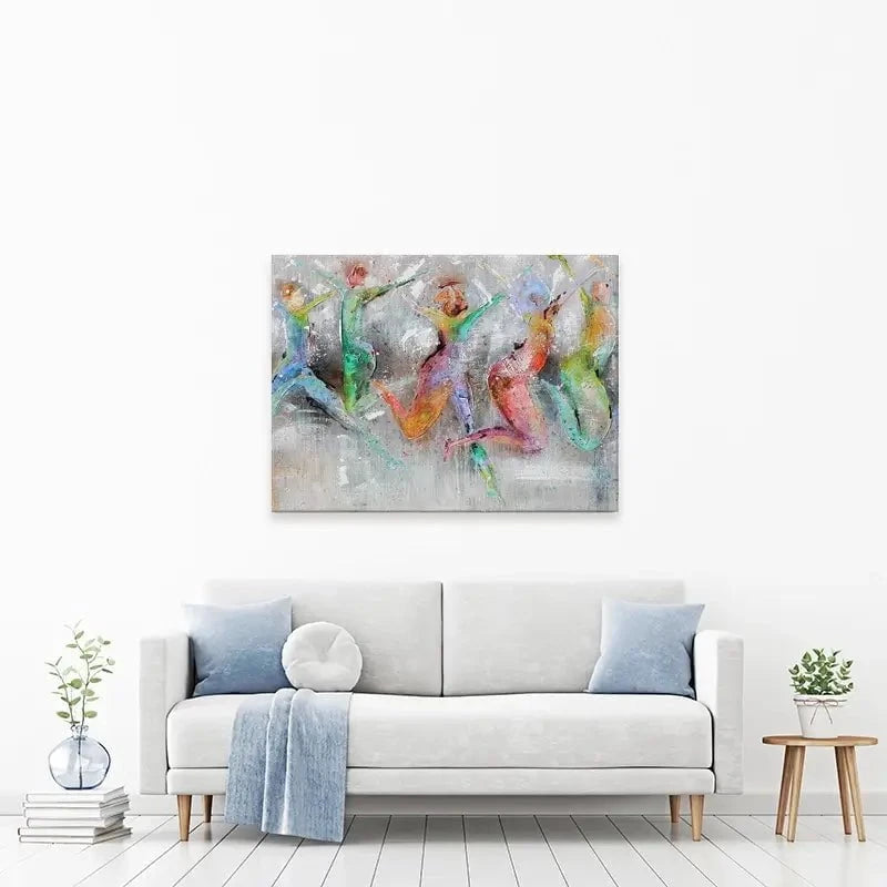 Jump Around Canvas Print Jump Around Canvas Print wall art product Studio Paint-Ing