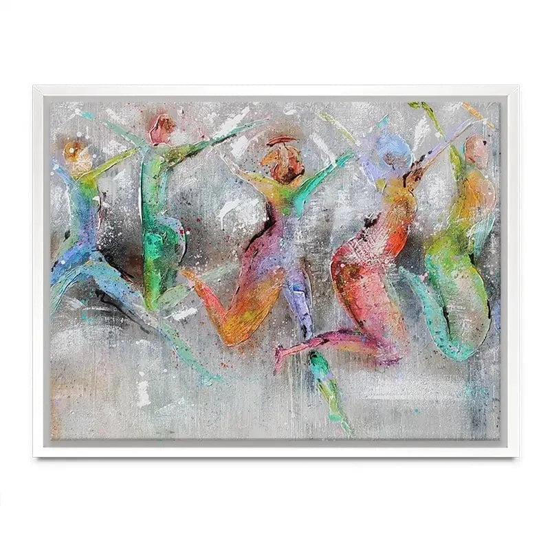 Jump Around Canvas Print Jump Around Canvas Print wall art product Studio Paint-Ing
