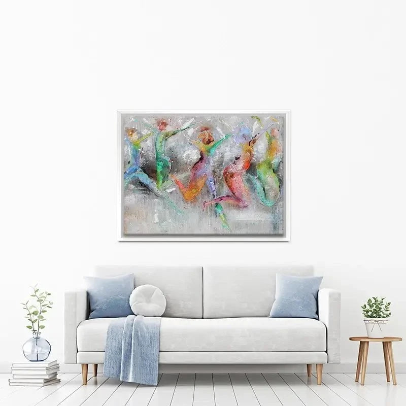 Jump Around Canvas Print Jump Around Canvas Print wall art product Studio Paint-Ing