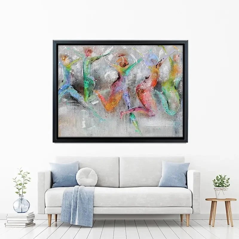 Jump Around Canvas Print Jump Around Canvas Print wall art product Studio Paint-Ing