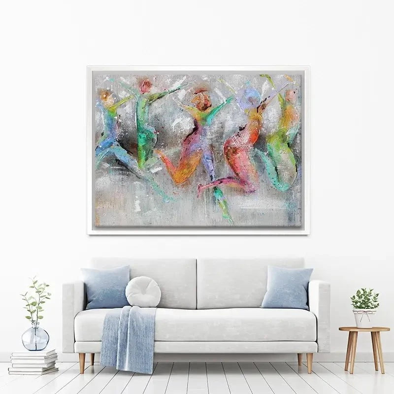 Jump Around Canvas Print Jump Around Canvas Print wall art product Studio Paint-Ing