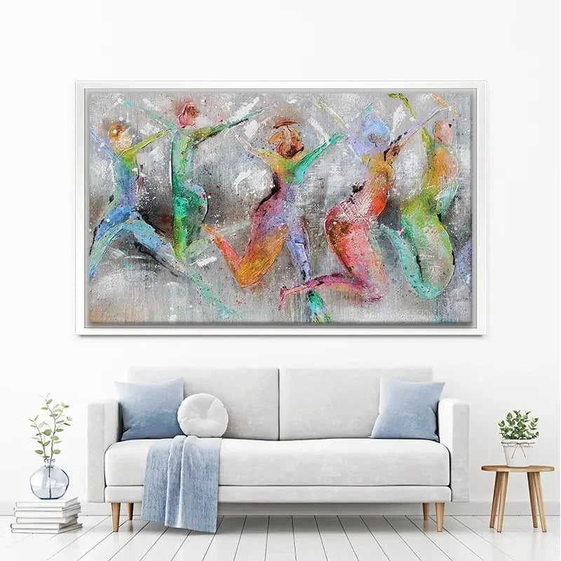 Jump Around Canvas Print Jump Around Canvas Print wall art product Studio Paint-Ing