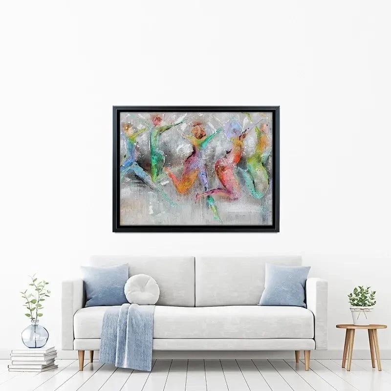 Jump Around Canvas Print Jump Around Canvas Print wall art product Studio Paint-Ing