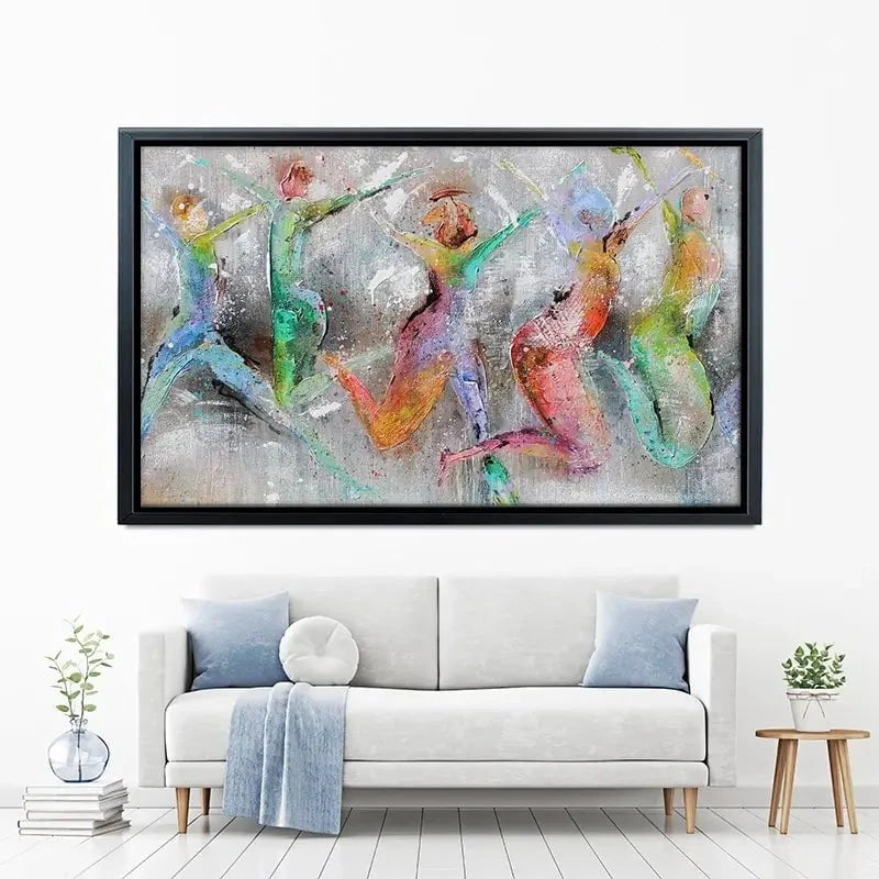 Jump Around Canvas Print Jump Around Canvas Print wall art product Studio Paint-Ing