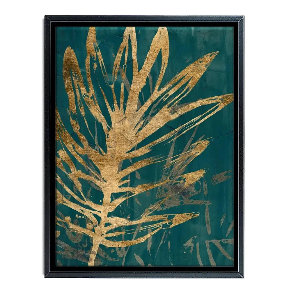 Jungle Leaves Canvas Print Jungle Leaves Canvas Print wall art product June Erica Vess