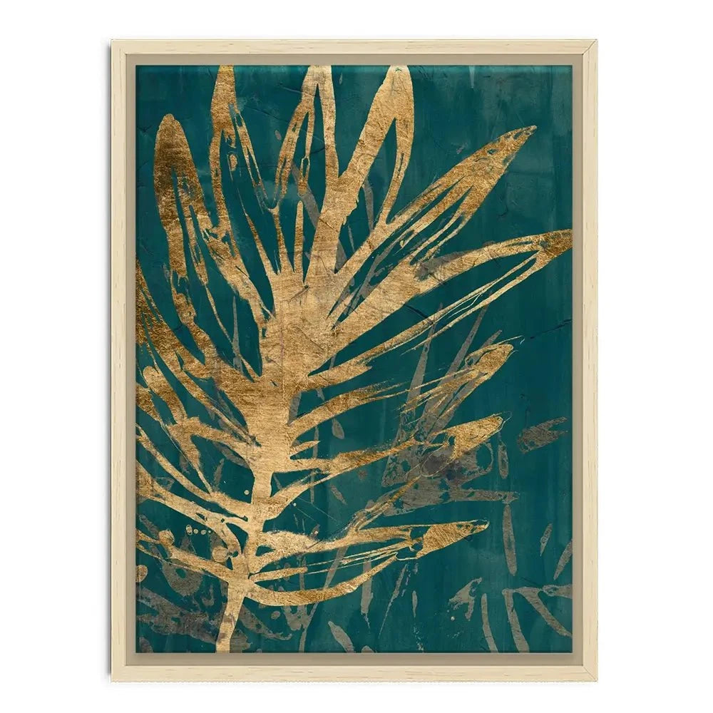 Jungle Leaves Canvas Print Jungle Leaves Canvas Print wall art product June Erica Vess