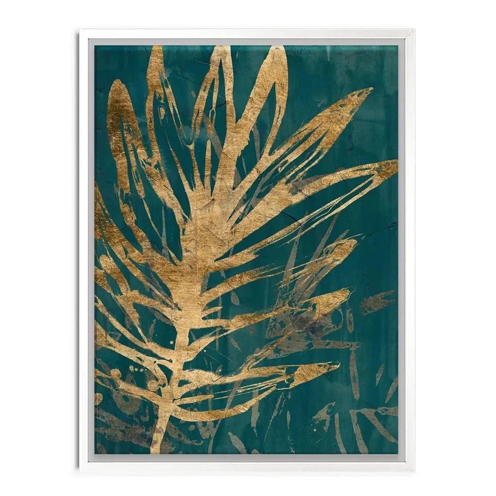 Jungle Leaves Canvas Print Jungle Leaves Canvas Print wall art product June Erica Vess