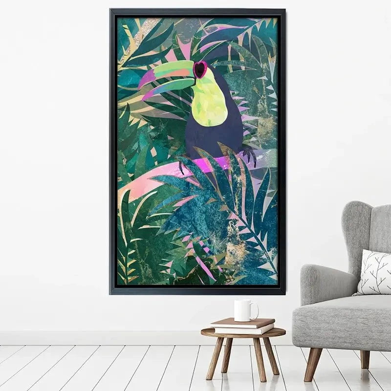 Jungle Toucan Canvas Print Jungle Toucan Canvas Print wall art product Sarah Manovski