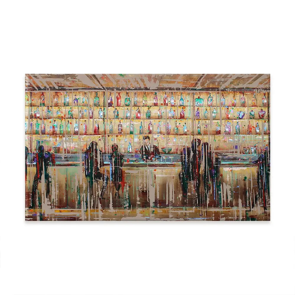 Just Another Cocktail Bar Oversized Canvas Print Just Another Cocktail Bar Oversized Canvas Print wall art product Art Print Shop