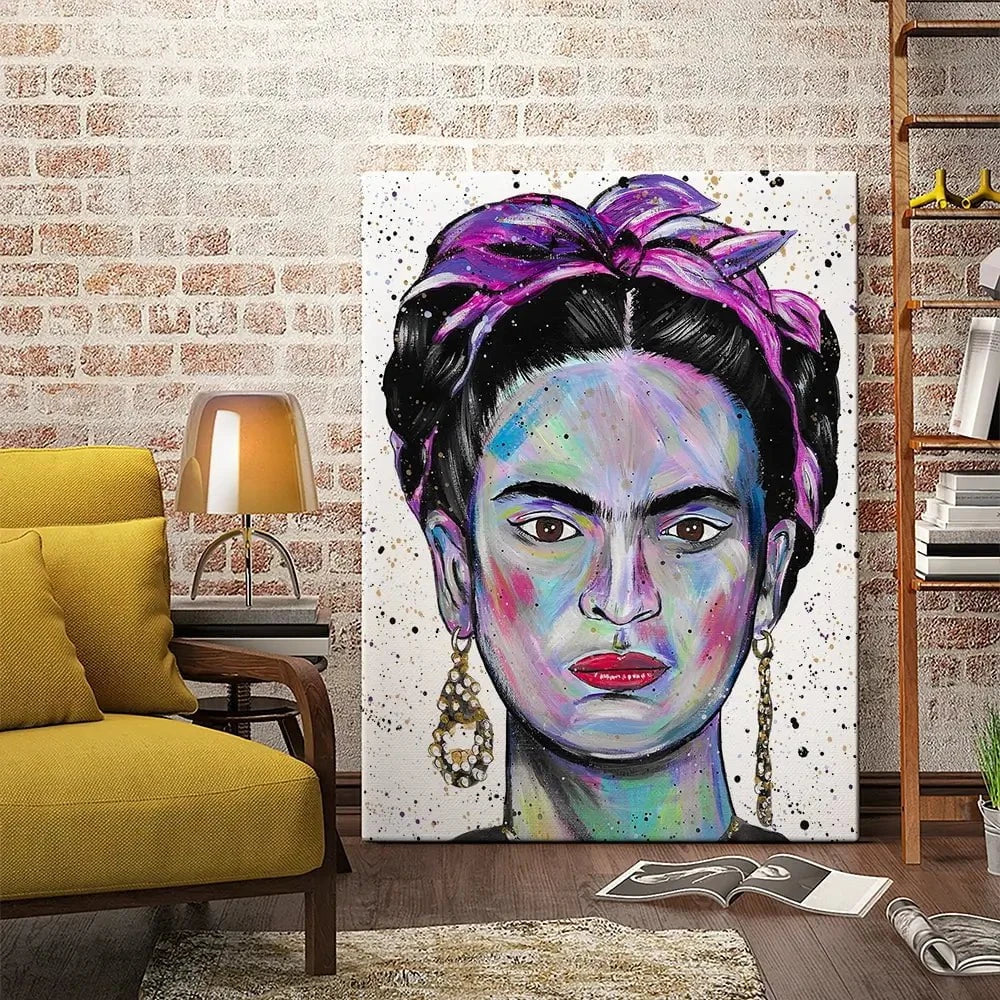 Just Frida Canvas Print Just Frida Canvas Print wall art product Emma LC Art