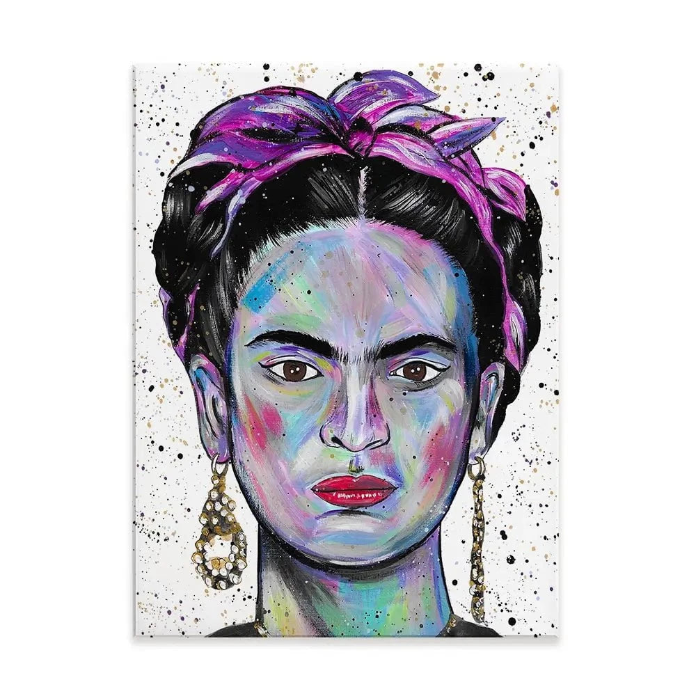Just Frida Canvas Print Just Frida Canvas Print wall art product Emma LC Art