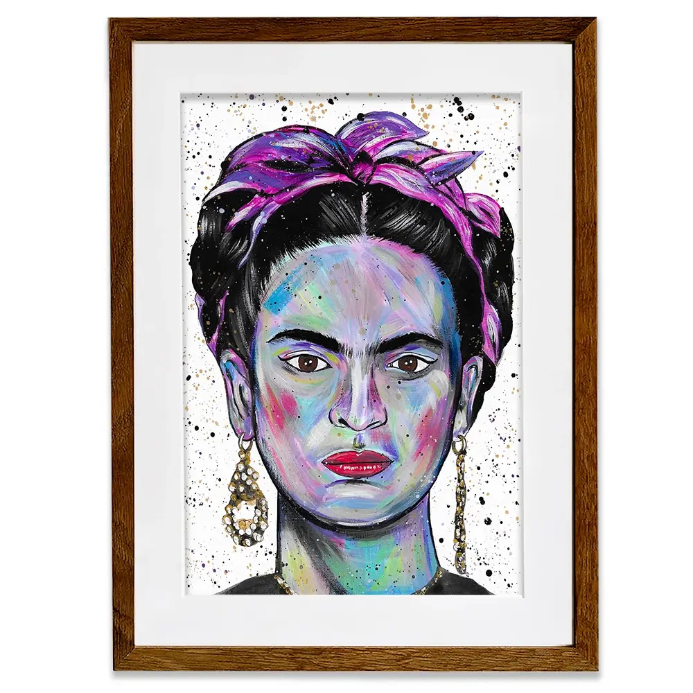 Just Frida Framed Art Print Just Frida Framed Art Print wall art product Emma LC Art