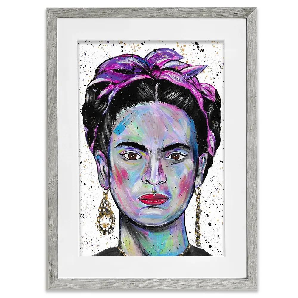 Just Frida Framed Art Print Just Frida Framed Art Print wall art product Emma LC Art