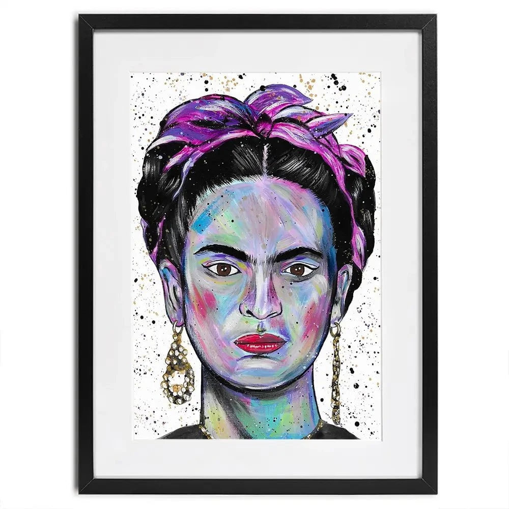 Just Frida Framed Art Print Just Frida Framed Art Print wall art product Emma LC Art