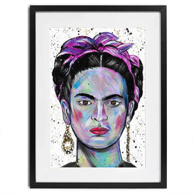 Just Frida Framed Art Print Just Frida Framed Art Print wall art product Emma LC Art
