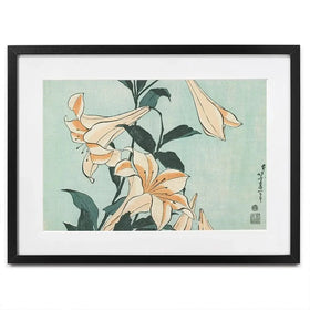 Katsushika Hokusai Floral Framed Art Print Katsushika Hokusai Floral Framed Art Print wall art product Hokusai Katsushika