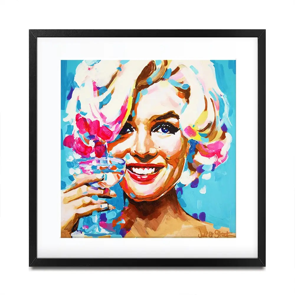 Keep Smiling Square Framed Art Print Keep Smiling Square Framed Art Print wall art product Juliet Stockton