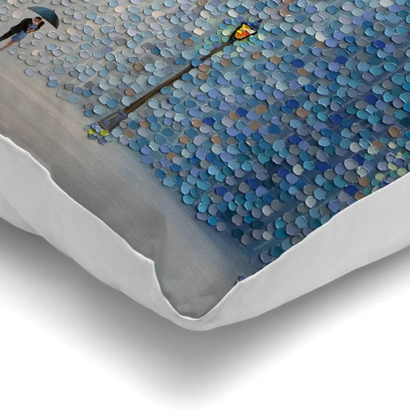 Kiss Under The Rain Cushion Kiss Under The Rain Cushion wall art product Ekaterina Ermilkina