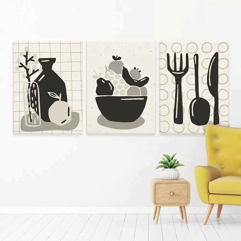 Kitchen Trio Canvas Print Kitchen Trio Canvas Print wall art product Olga_C / Shutterstock