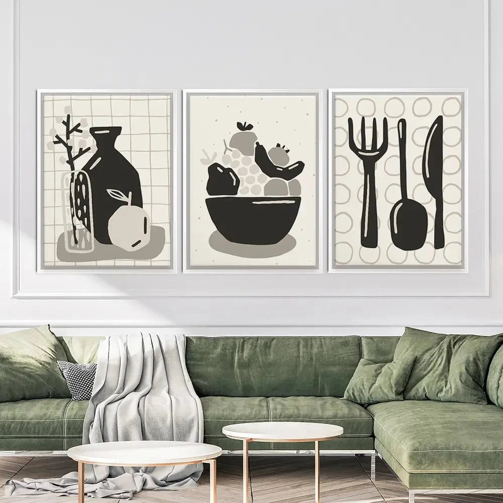 Kitchen Trio Canvas Print Kitchen Trio Canvas Print wall art product Olga_C / Shutterstock