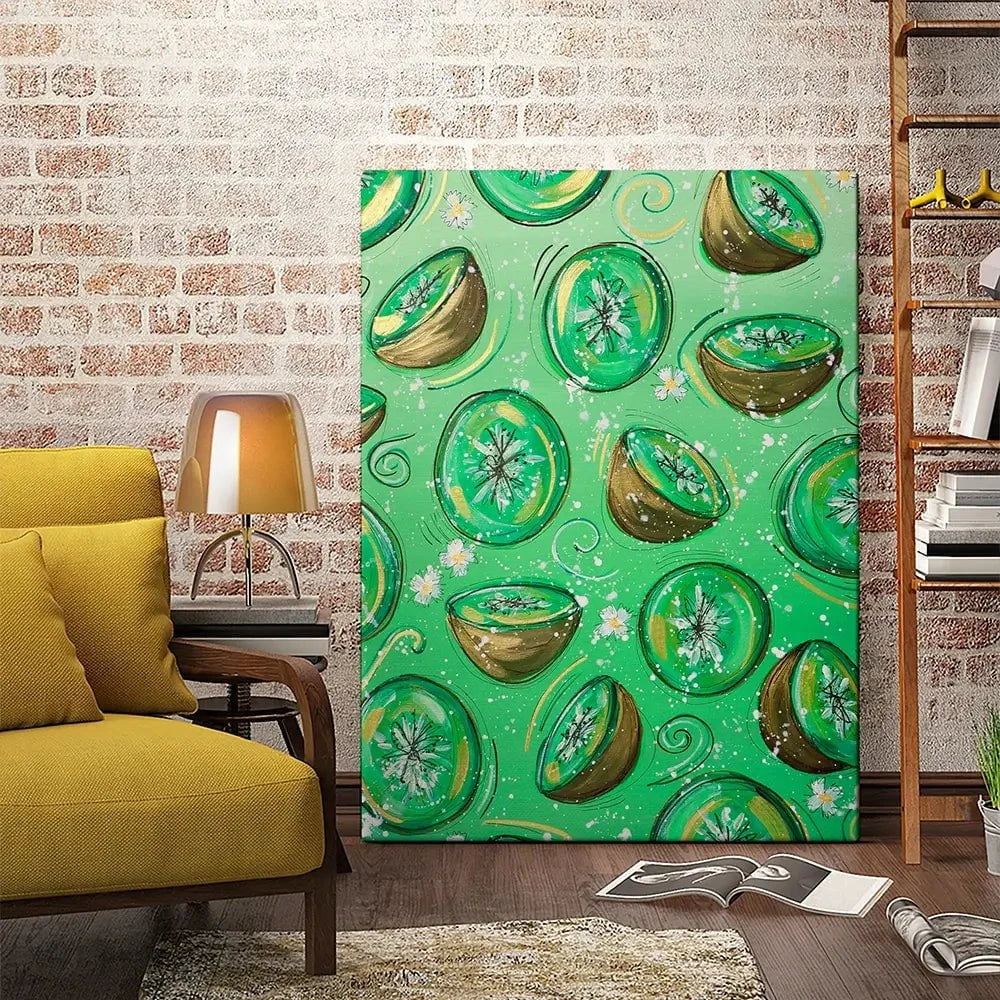 Kiwi Crazy Canvas Print Kiwi Crazy Canvas Print wall art product Elizabeth White
