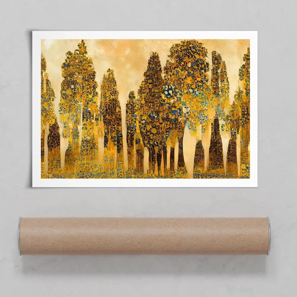 Klimt Style Trees Art Print Klimt Style Trees Art Print wall art product J. Waleson Photo / Shutterstock