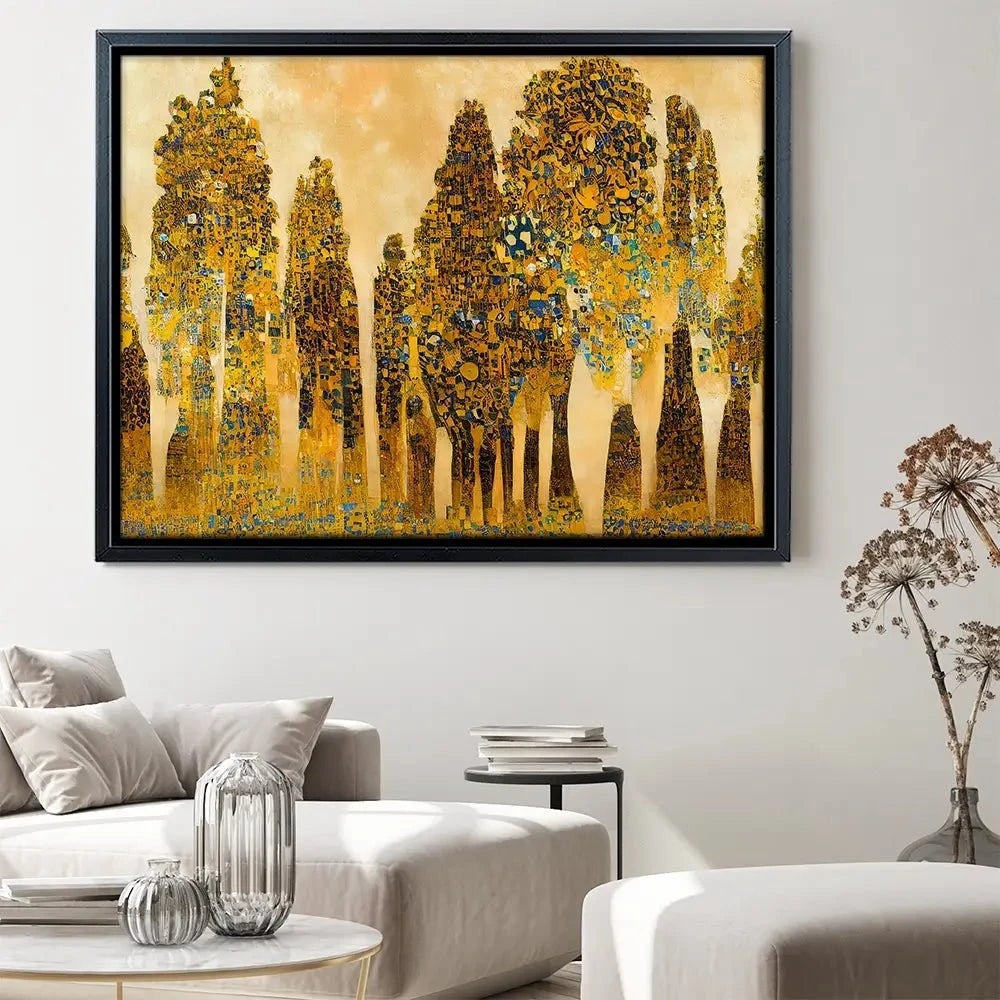 Klimt Style Trees Canvas Print Klimt Style Trees Canvas Print wall art product J. Waleson Photo / Shutterstock